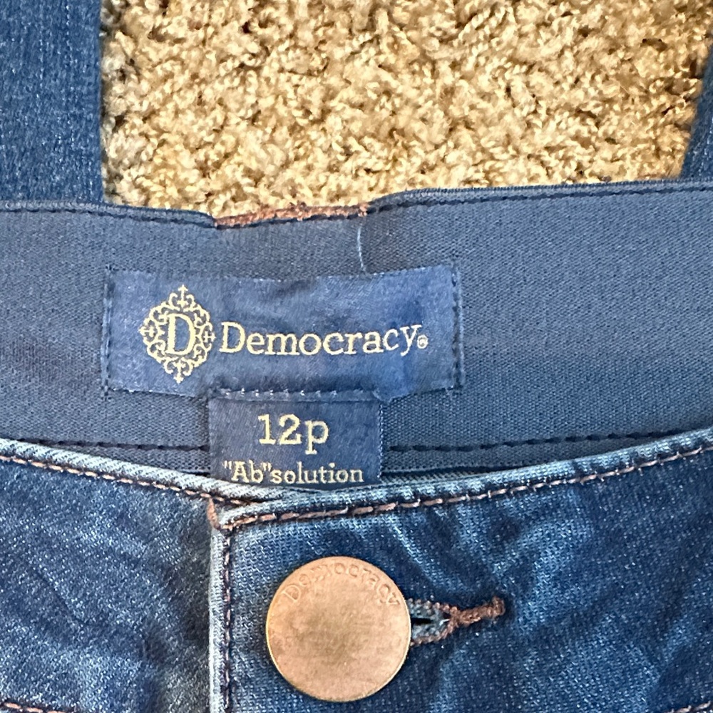 Democracy Medium Blue Wide Leg Jeans - Picture 3 of 6